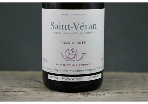 2018 Domaine Guffens-Heynen Saint Veran - $60-$100 750ml Burgundy Chardonnay