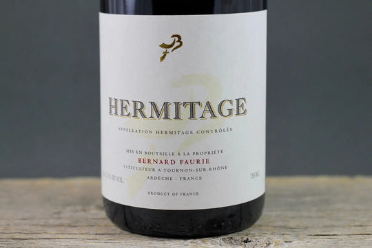 2018 Bernard Faurie Hermitage Gréffieux/Bessards (Cream capsule)