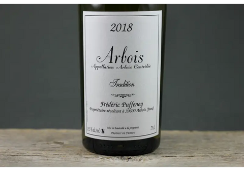 2018 Frédéric Puffeney Arbois Tradition - 750ml Chardonnay France Jura