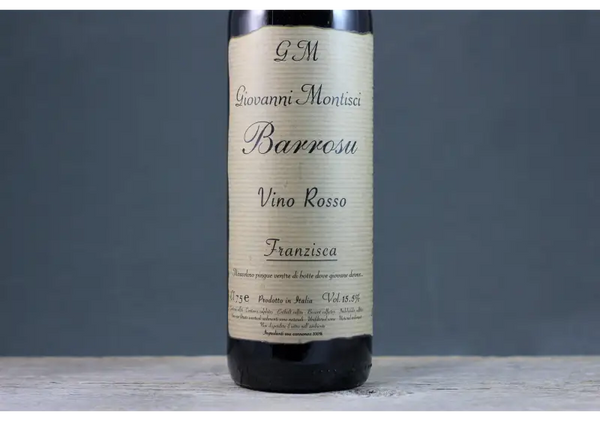 2018 Giovanni Montisci Barrosu Franzisca Riserva - $100 - $200 750ml Cannonau Grenache