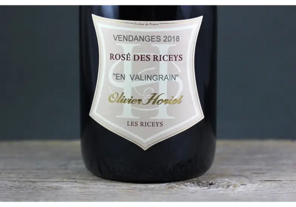 2018 Horiot Rose des Riceys en Vallingrain - $60-$100 750ml Aube Champagne