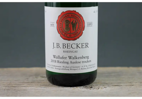 2018 J.B. Becker Walkenberg Riesling Auslese Trocken - $60-$100 750ml Germany