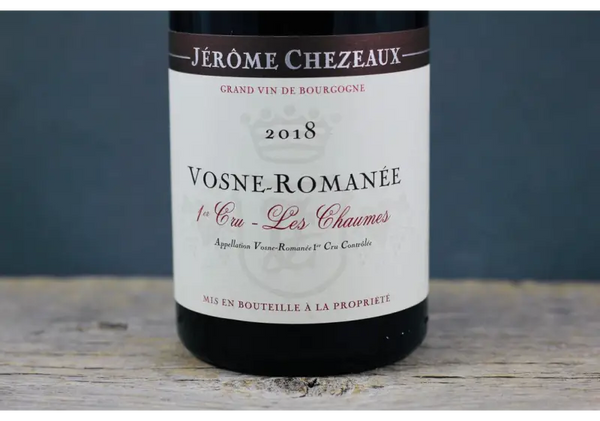2018 Jerome Chezeaux Vosne Romanée 1er Cru Les Chaumes - $100 - $200 - 2018 - 750ml - Burgundy - France