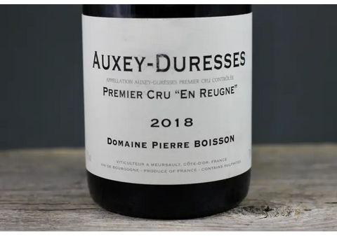 2018 Pierre Boisson Auxey Duresses 1er Cru En Reugne Blanc - $60 - $100 750ml Auxey - Duresses Burgundy