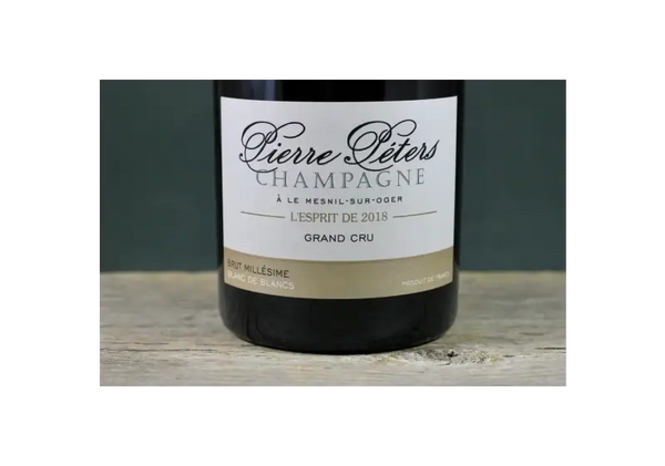 2018 Pierre Peters l’Esprit de Grand Cru Blanc Blancs Brut Champagne (DG: 05/23) - $100 - $200 750ml All Sparkling