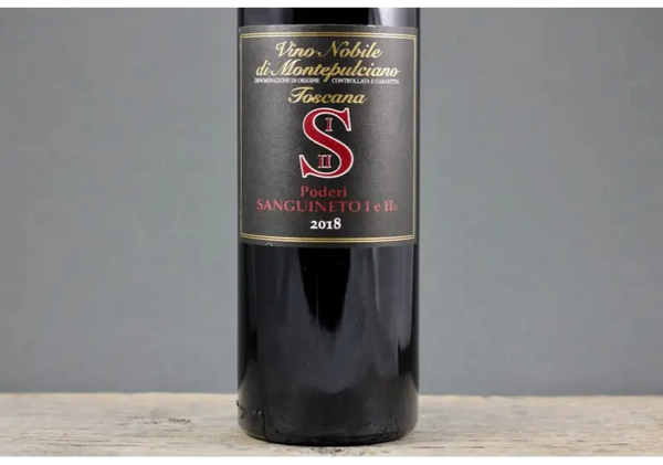 2018 Sanguineto Vino Nobile di Montepulciano - 750ml Italy Red