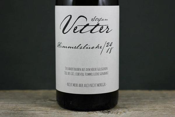 2018 Vetter Himmelslücke Sylvaner - $40-$60 - 2018 - 750ml - Franken - Germany