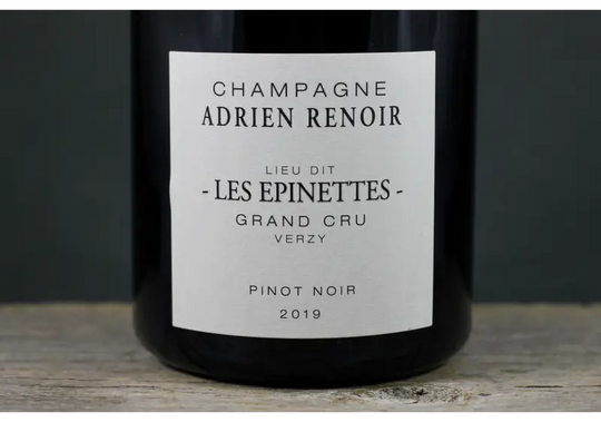 2019 Adrien Renoir Les Epinettes Verzy Grand Cru Blanc de Noirs Extra Brut Champagne 1.5L