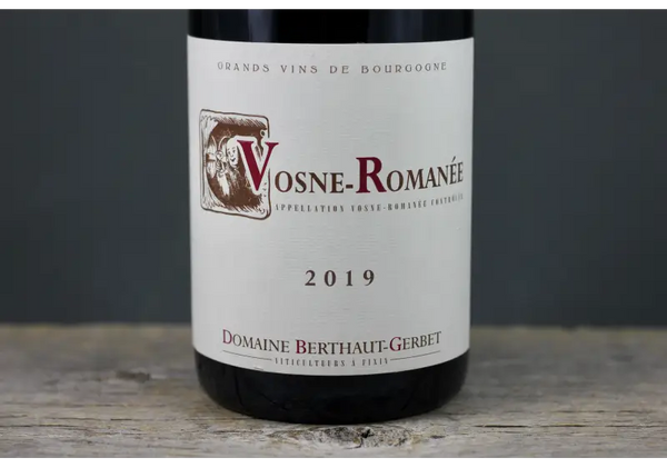 2019 Berthaut - Gerbet Vosne Romanée - $100 - $200 - 2019 - 750ml - Burgundy - France
