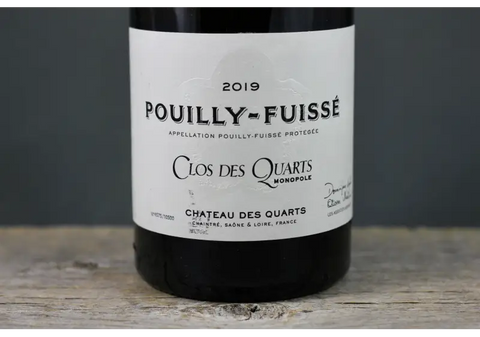2019 Chateau des Quarts Pouilly Fuissé Clos (Monopole) - $60-$100 750ml Burgundy Chardonnay