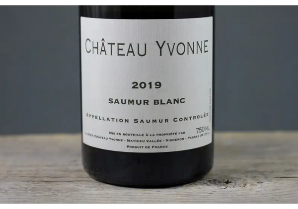 2019 Château Yvonne Saumur Blanc - $40 - $60 750ml Chenin France