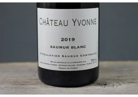 2019 Château Yvonne Saumur Blanc - $40-$60 750ml Chenin France