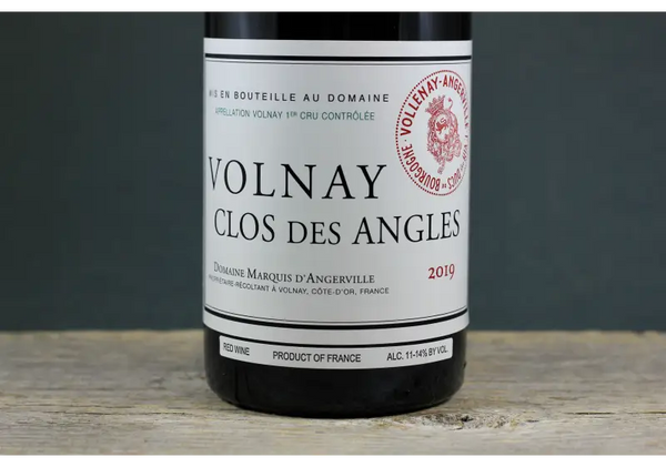 2019 D’Angerville Volnay 1er Cru Clos des Angles - $100 - $200 - 2019 - 750ml - Burgundy - France