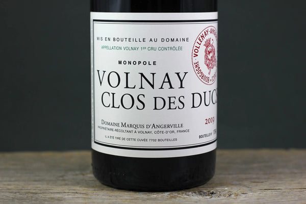 2019 D’Angerville Volnay 1er Cru Clos des Ducs (Monopole) - $200 - $400 750ml Burgundy France
