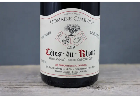 2019 Domaine Charvin Côtes du Rhone Le Poutet - 750ml Cotes Grenache Red