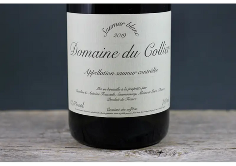 2019 Domaine du Collier Saumur Blanc - $60-$100 750ml Chenin France