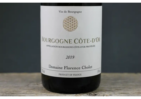 2019 Domaine Florence Cholet Bourgogne Côte d’Or Blanc - $40-$60 750ml Burgundy