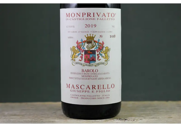 2019 Giuseppe Mascarello Barolo Monprivato - $200-$400 - 2019 - 750ml - Barolo - Italy