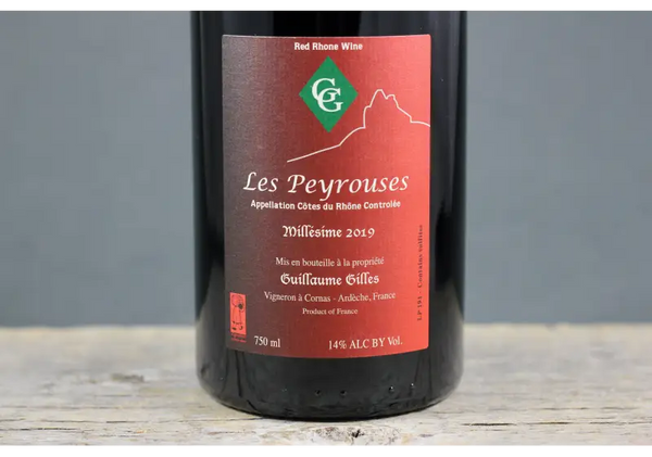 2019 Guillaume Gilles Les Peyrouses VDF - $60 - $100 750ml France Northern Rhone