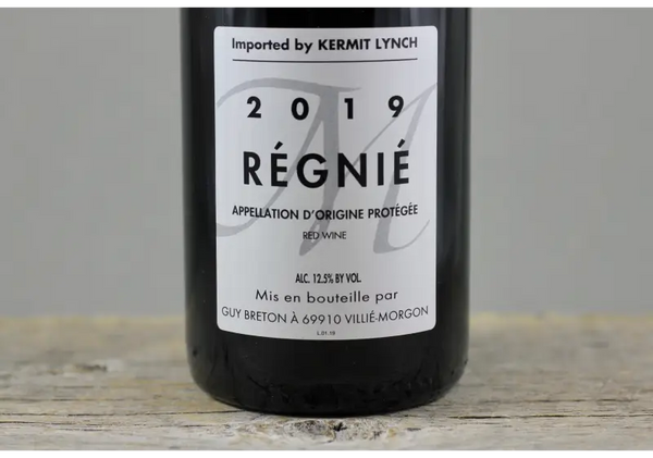 2019 Guy Breton Regnié - $40-$60 750ml Beaujolais France