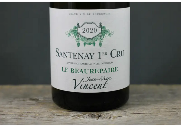 2020 Jean-Marc Vincent Santenay 1er Cru Le Beaurepaire Blanc - $100-$200 750ml Burgundy Chardonnay