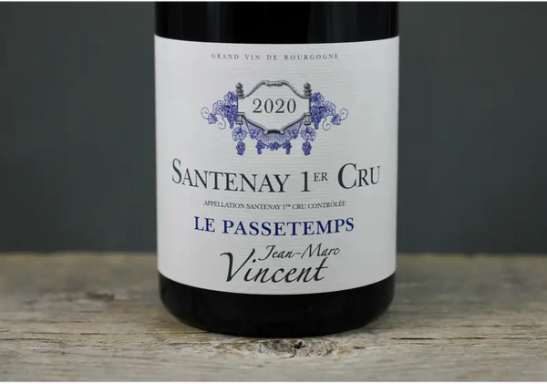 2020 Jean - Marc Vincent Santenay 1er Cru Le Passetemps Rouge - $100 - $200 750ml Burgundy France