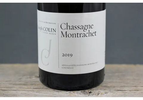 2019 Joseph Colin Chassagne Montrachet Vieilles Vignes - $60-$100 750ml Burgundy Chardonnay