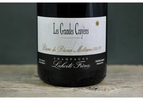 2019 Laherte Les Grandes Crayères Blanc de Blancs Extra Brut Champagne - $60-$100 750ml All Sparkling