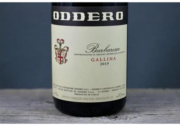 2019 Oddero Barbaresco Gallina - $60-$100 750ml Italy