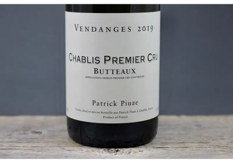 2019 Patrick Piuze Chablis 1er Cru Butteaux - $60-$100 750ml Burgundy