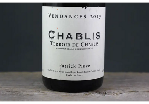 2019 Patrick Piuze Chablis Terroir de - $40-$60 750ml Burgundy