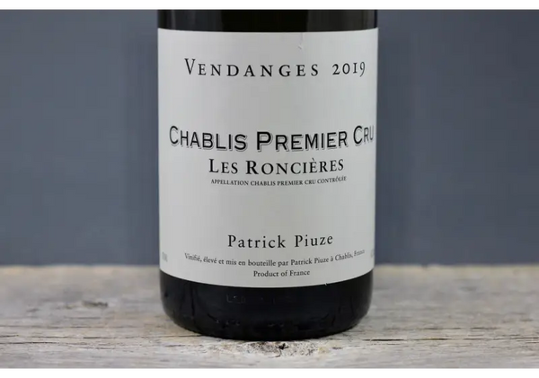 2019 Patrick Piuze Chablis 1er Cru Les Roncières - $60-$100 750ml Chardonnay