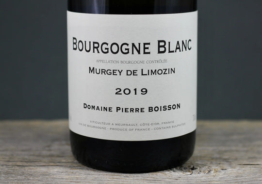 2019 Pierre Boisson Bourgogne Blanc "Murgey de Limozin"