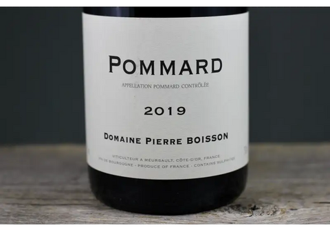 2019 Pierre Boisson Pommard - $60-$100 750ml Burgundy France