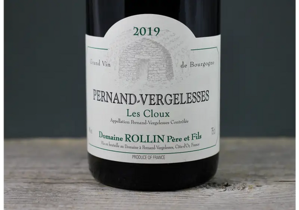 2019 Rollin Pernand Vergelesses 1er Cru Les Cloux Blanc - $60 - $100 750ml Burgundy Chardonnay