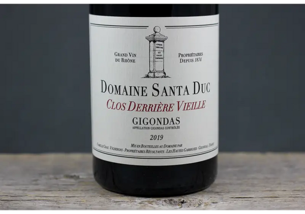 2019 Santa Duc Gigondas Clos Derrière Vieille - $60 - $100 750ml France
