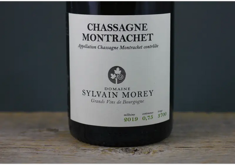 2019 Sylvain Morey Chassagne Montrachet Blanc - $60-$100 750ml Burgundy Chardonnay