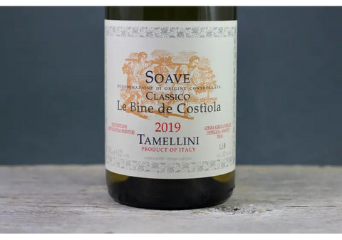 2019 Tamellini Soave Classico Le Bine de Costiola - 750ml Garganega Italy