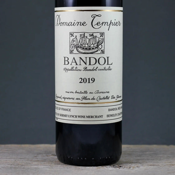 2019 Tempier Bandol Rouge - $60-$100 - 2019 - 750ml - Bandol - France