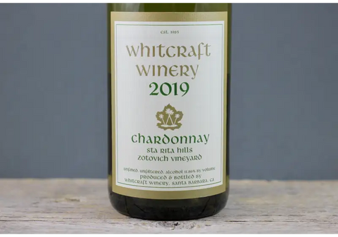 2019 Whitcraft Zotovich Vineyard Chardonnay - $40-$60 750ml California Central Coast
