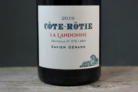 2019 Xavier Gerard Côte Rôtie La Landonne