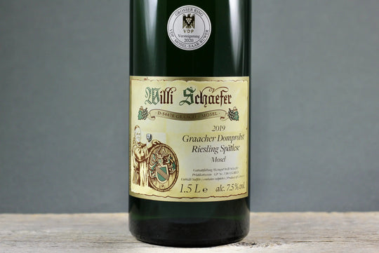2019 Willi Schaefer Graacher Domprobst Riesling Spätlese Grosser Ring #13 (Auction)1.5L