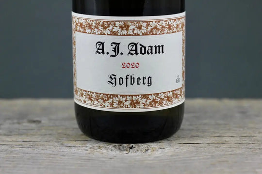 2020 A.J. Adam Hofberg Riesling GG