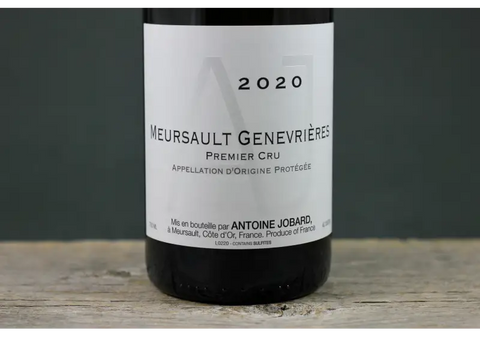2020 Antoine Jobard Meursault 1er Cru Genevrières - $200-$400 750ml Burgundy Chardonnay