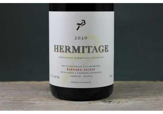 2020 Bernard Faurie Hermitage Rouge Greffieux-Bessards (Cream capsule)
