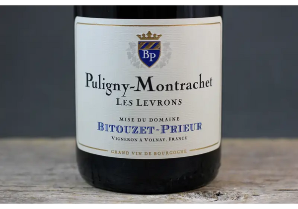 2020 Bitouzet-Prieur Puligny Montrachet Les Levrons - $100-$200 - 2020 - 750ml - Burgundy - Chardonnay