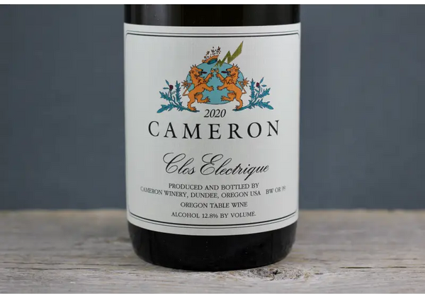 2020 Cameron Clos Electrique Chardonnay - $60 - $100 - 2020 - 750ml - Chardonnay - Dundee Hills