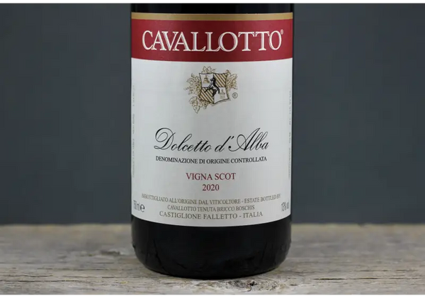 2020 Cavallotto Dolcetto d’Alba Vigna Scot - 750ml Italy