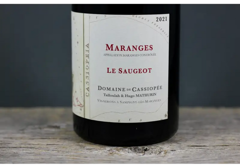 2021 Domaine de Cassiopée Maranges Le Saugeot - $100-$200 750ml Burgundy France