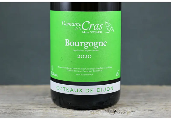 2020 Domaine de la Cras Coteaux de Dijon Blanc (Marc Soyard) - $40-$60 - 2020 - 750ml - Bourgogne - Burgundy